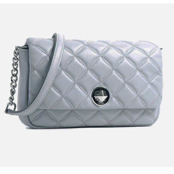 New Kate Spade Natalia Quilted Leather Chain Crossbody Bag $249 - Picture 1 of 10